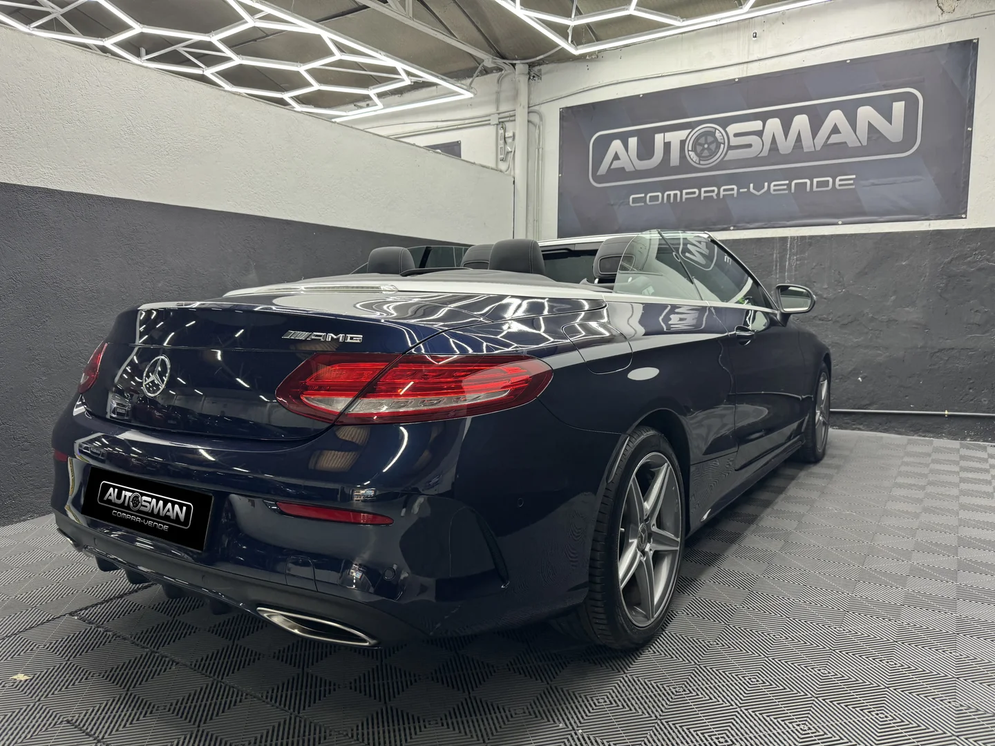 MERCEDES-BENZ C250  Cabrio 2018 Gasolina Azul - Motor